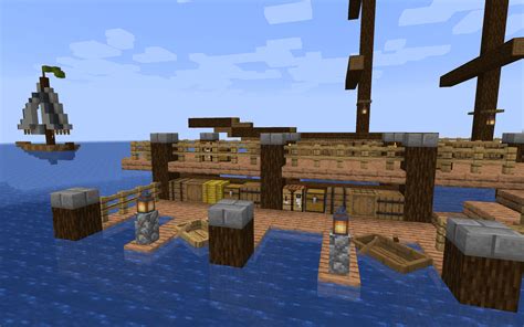 Minecraft Boat Dock
